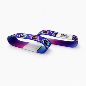Pulsera Elástica de Tela Inteligente con Etiqueta Tejida NFC RFID Personalizada OEM ODM con Logotipo para Pago sin Efectivo VIP en Conciertos - Product Image 4