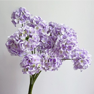 SPR Meilleures ventes Flower World Hortensia artificiel en soie vert foncé, toucher réel, <span class=keywords><strong>fleur</strong></span> 3D pour la remise des diplômes et la Fête des Mères - Product Image 6