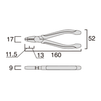 Pince extracteur de vis métriques multifonctionnelle en acier de qualité industrielle avec mâchoire dentée pour couper et saisir Fujiya
