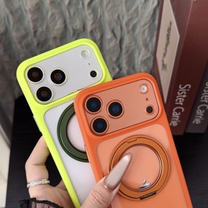 เคสโทรศัพท์มือถือแบบใสพร้อมวงแหวนแม่เหล็กป้องกันกล้อง ป้องกันรอบด้าน 360 องศา สำหรับ iPhone 17 Pro Max ป้องกันการกระแทก - Product Image 4