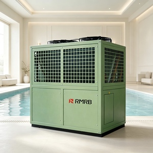 Chauffe-eau domestique à pompe à chaleur 20DWSR/62kW EVI basse température -30°C ° Chauffe-eau sanitaire triphasé 380V haute performance pour hôtels, hôpitaux et usines en climat froid - Product Image 2