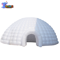 Tente dôme gonflable blanche de haute qualité, tente gonflable pour événement, tente igloo gonflable