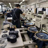 Écussons brodés personnalisés écologiques à coudre ou à thermocoller, badges brodés avec logo, emblèmes décoratifs pour vêtements, chapeaux, sacs à dos