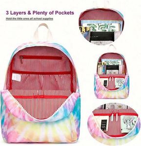 Waterproof Insulated Thermal Kids <b>Backpack</b> and <b>Lunch</b> Tote <b>Bag</b> Set with Custom Pattern School Use - Product Image 3
