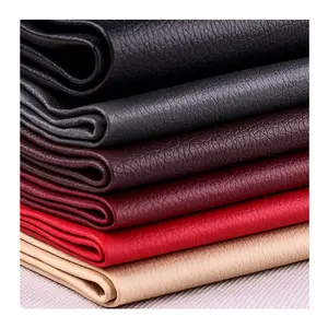Wholesale 0.55 Mm Thickness 3D Split Texture Upholstery Synthetic Faux PVC Leather For Car Furniture Bag Luggage Car Chair