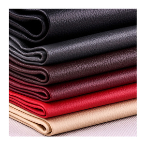Venta al por mayor <span class=keywords><strong>0</strong></span>,5mm textura de grano completo malla trasera sintética vinilo PVC tela cuero para bolsos muebles de <span class=keywords><strong>coche</strong></span> equipaje sillas - Product Image 1