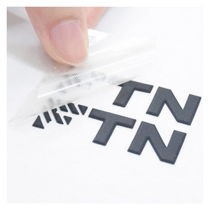 Serigrafía personalizada de fábrica, pegatina de logotipo de marca de goma, etiquetas de transferencia de calor de silicona suave con efecto elevado 3D para ropa - Product Image 5