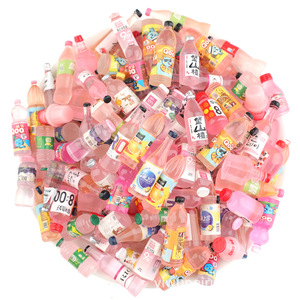 <span class=keywords><strong>Glow</strong></span>-in-the-koyu Glitter içme şişesi reçine aksesuarları minyatür bebek evi reçine şişeleri takılar dekorasyon için - Product Image 6