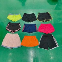 Pantalons de sport d'occasion en gros, séchage rapide, légers, 100 % coton, été, marques internationales, pour femmes adultes, tailles mixtes, en balles