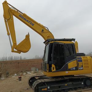 Pelle sur chenilles Komatsu PC130 de haute qualité Japon Machines de construction d'occasion Noyau à faible durée comprenant une pompe à moteur - Product Image 1