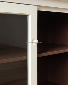 <span class=keywords><strong>Meuble</strong></span> <span class=keywords><strong>Bar</strong></span> Haut de Gamme en Chêne Massif Style Français MYHOME, Armoire à Boissons pour Salon, Personnalisable en Couleur et Taille - Product Image 6