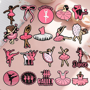 Adornos Personalizados para Zapatos de Mujer, Color Rosa, Hechos en Vietnam, de Resina PVC con Perlas y Hebillas, Decoración para Zapatillas - Product Image 1