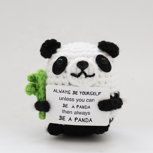 Éxito de Ventas Transfronterizo: Peluche de Perezoso Hecho a Mano con Ganchillo, Panda Gigante con Bambú, Hámster de Peluche, Modelo Lindo 603 - Product Image 4