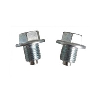Bouchon de vidange d'huile moteur OE n ° 3522351 plaqué zinc argenté pour General Motors
