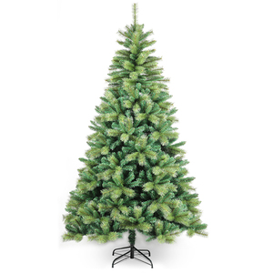 ราคาขายส่งจากโรงงาน ต้นคริสต์มาสพีวีซีพับได้ขนาด 6 ฟุต ไม่มีไฟ พร้อมขาตั้งโลหะ - Product Image 5