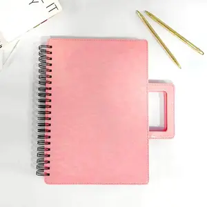 Fashion designer A4 pink spiral binding sketchbook handheld 200gsm blank paper custom sketch book drawing for artists