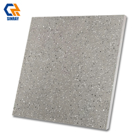 Carrelage Rustique Moderne 600x600mm 9mm d'épaisseur Antidérapant Effet Pierre Texturé Intérieur Résistant aux Acides Antibactérien Bordures Salle de Bain Villa