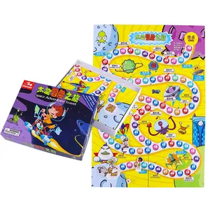 Hot Sales maßge schneiderte Kinder Puzzle-Spiel drucken bunte Familie Brettspiel