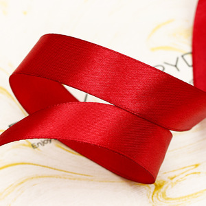 Nine-Colored Ribbon Satin Ribbons 2Cm Woven Solid Color Polyester Birthday Cake Wedding Gift Wrapping Ribbons - Product Image 4