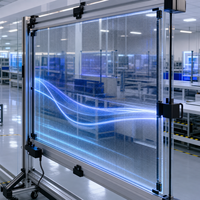 Pantalla LED Transparente para Proyectos de Publicidad en Vidrio, Suministro de Fábrica
