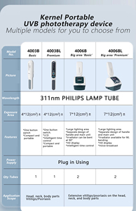 Lampe de photothérapie UVB électrique KN-4003 UVB 311nm à bande étroite domestique professionnelle - Product Image 6