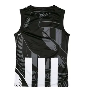 Sublimated Printed Sports Wear Men AFL Football Rugby Jersey Wholesale Cheap Price Rugby AFL Tank Top Jersey