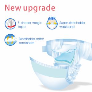 Couches-culottes jetables OEM Swaddlers avec protection 3D anti-fuites et feuille arrière respirante, tailles S-XL pour bébés, directement de Chine - Product Image 2