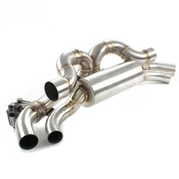Sistem Knalpot Valvetronic Catback SS304 Kustom untuk Porsche 911 992 Exhaust 3.0T 2020-2023 Performa Muffler Upgrade Balap