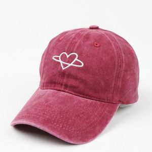 Custom Heart Embroidery Logo Vintage Washed Cloth Plain Your Own Design Trucker <b>Hat</b> Wholesale - Product Image 5