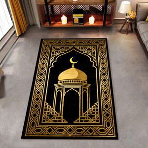Tappetino da <span class=keywords><strong>preghiera</strong></span> in Memory Foam di lusso personalizzato <span class=keywords><strong>tappeto</strong></span> da <span class=keywords><strong>preghiera</strong></span> musulmano nero e oro <span class=keywords><strong>tappeto</strong></span> da <span class=keywords><strong>preghiera</strong></span> 70*110cm con nappe - Product Image 4