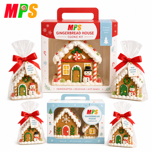 Kit de biscuits <span class=keywords><strong>d</strong></span>écorés de Noël personnalisés en usine, mélange de biscuits maison au gingembre - Product Image 1
