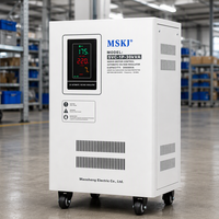 MSKJ CE Régulateur de tension automatique monophasé TND/SVC-1KVA (0,5KVA-60KVA) CA, stabilisateur domestique