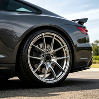 Nouvelles jantes en alliage d'aluminium forgé monobloc chromées style VS-5RS 16-20 pouces 5x112/114.3/120 pour Audi Mercedes 5 ans de garantie