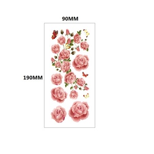 Flor colorida Rose Lotus DIY medio <span class=keywords><strong>brazo</strong></span> niña <span class=keywords><strong>mujer</strong></span> impermeable tatuaje temporal pegatina - Product Image 4