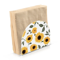 Boîte à mouchoirs décorative de luxe en acrylique, distributeur de serviettes personnalisé avec motif couleur intégrale, support à serviettes pour la décoration intérieure