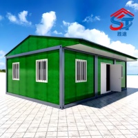 Maison modulaire préfabriquée, résistante aux chocs, imperméable, ignifuge, bâtiment temporaire robuste pour dortoir de chantier, abri de catastrophe
