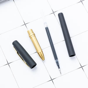 Yüksek kalite jel mürekkep kalemi 1.0mm yazma genişliği ofis iş ve promosyon hediye için özelleştirilebilir Logo baskı - Product Image 4