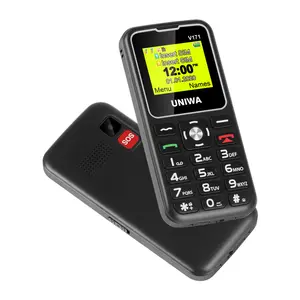 UNIWA 2G Big Battery Long life 1.7 inch 2 SIM Card Feature phone OEM China Keypad Touch GSM mobile phone