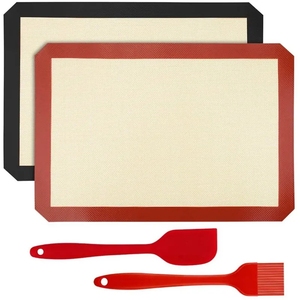 Tapis de cuisson en silicone ultra-fin antiadhésif pour four, compatible lave-vaisselle, plaque à biscuits pour la cuisine - Product Image 5