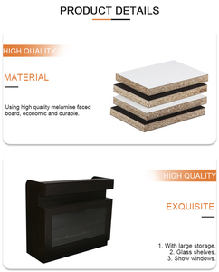 Thiết kế cổ điển với cửa sổ hiển thị trung tâm làm đẹp cửa hàng cắt tóc Nail Spa tóc Salon đồ nội thất phía trước kiểm tra bàn tiếp tân - Product Image 5