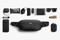 Sac banane unisexe multifonctionnel MACKAR en nylon, forme oreiller, design bandoulière neutre et imperméable avec fermeture éclair pour usage quotidien
