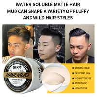 Pâte à cheveux pour hommes en argile mate sans rigidité OEM professionnel