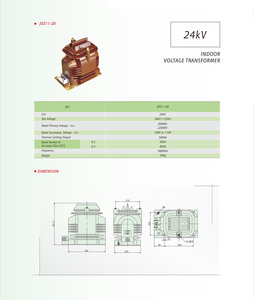 <span class=keywords><strong>Transformateur</strong></span> de tension Dixsen JDZ11-20 monophasé à bobine toroïdale 20 kV en résine époxy haute tension - Product Image 2