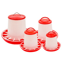 Mangeoire automatique en plastique pour volailles, seau d'alimentation pour poulets, canards, oies, pigeons, équipement d'alimentation pour l'élevage