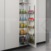 TKK Küchenmöbel Schrank Zubehör Hardware Organizer Lager regal Hohe Einheit Pantry Basket herausziehen