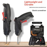 Mini tournevis électrique multifonction YC pour la maison, ensemble d'accessoires de 47 pièces, batterie lithium-ion rechargeable, étui en plastique, garantie 1 an