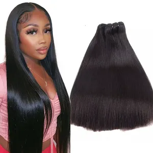 STM Virgin Unprocessed Hair 100% Human Remy Hair Silky Straight Natural Color Super Double Drawn Raw Vietnamese Hair Bundles