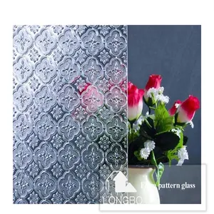 Hete Verkoop 3Mm Kristal Ultra Helder Figuur Flora Patroon Glas