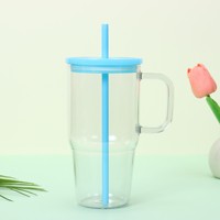 Gobelet isotherme Mason Snowball avec poignée en plastique écologique sans BPA, avec fond perforé, pour boissons froides, en coffret cadeau