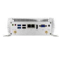 Mini PC industriel embarqué EVUC Intel Haswell i3/i5/i7 sans ventilateur, 2 ports Gigabit LAN, 6 ports RS232, en stock